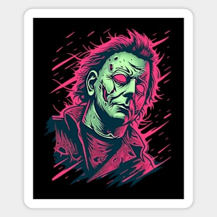 Michael Myers Neon Magnet
